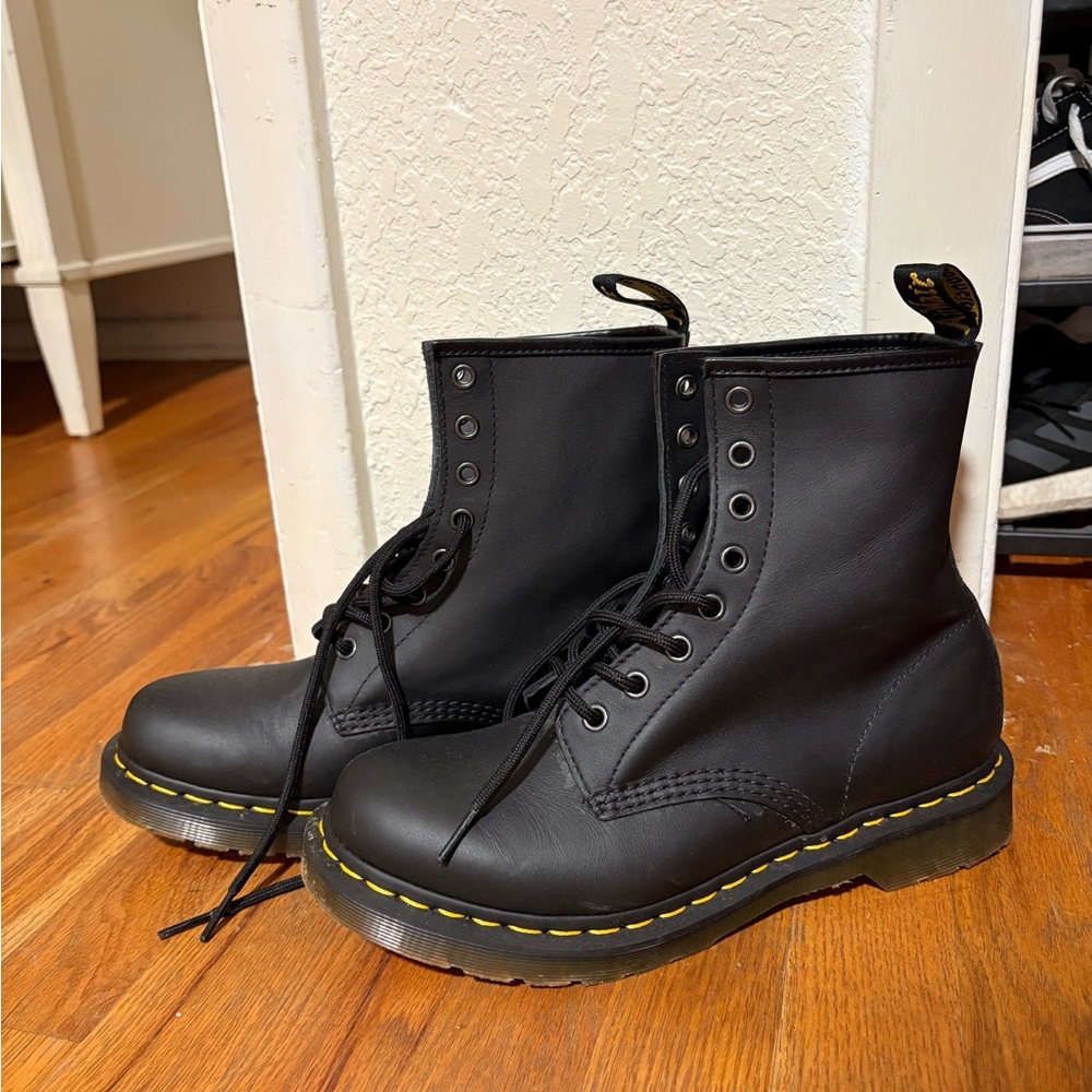 Dr. Martens Black Leather Boots